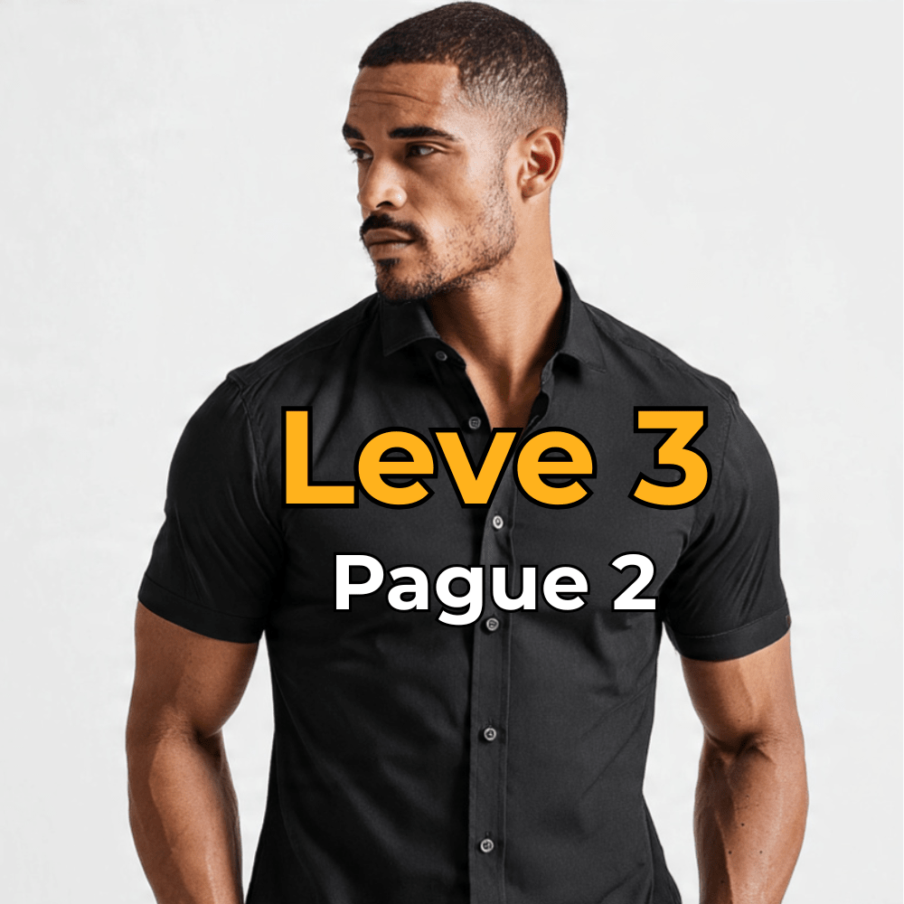 Leve 3 Pague 2 - Camisa Social Slim Manga Curta em Tecido Selecionado com Estrutura Leve e Caimento