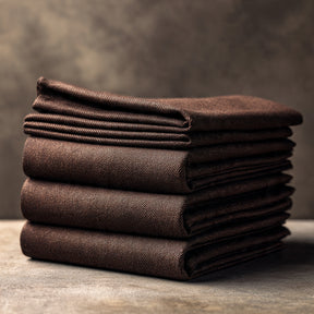 Calça de Alfaiataria Marrom em Tecido Selecionado com Elastano e Caimento Impecável